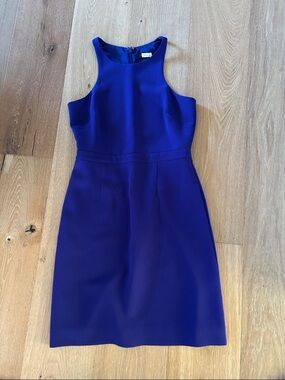 J crew Sleeveless Royal Blue Sheath Dress